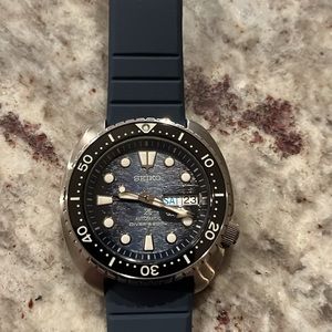 Seiko Prospex Save the Ocean Automatic blue dial men’s watch SRP-77